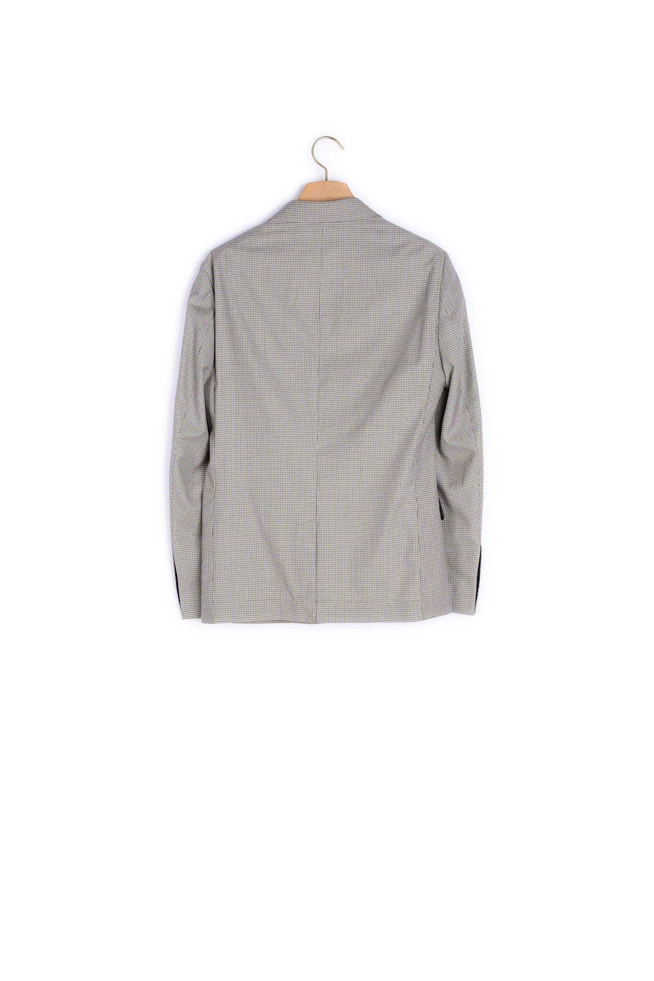 Veste de costume à micro carreaux Sandro seconde main